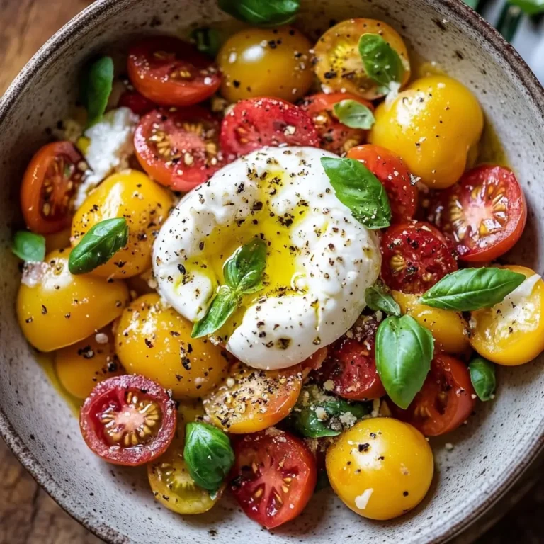 La Salade de Tomates Anciennes et Burrata