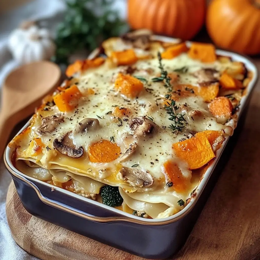 Réconfort d'Automne : Lasagnes Colorées aux Légumes de Saison