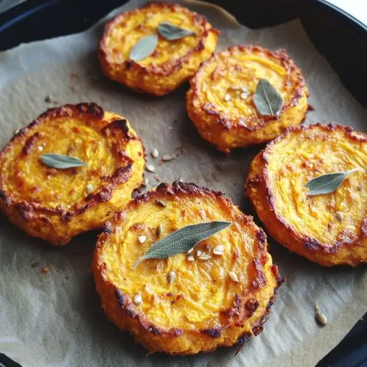 Galettes Croustillantes au Potiron et Gruyère