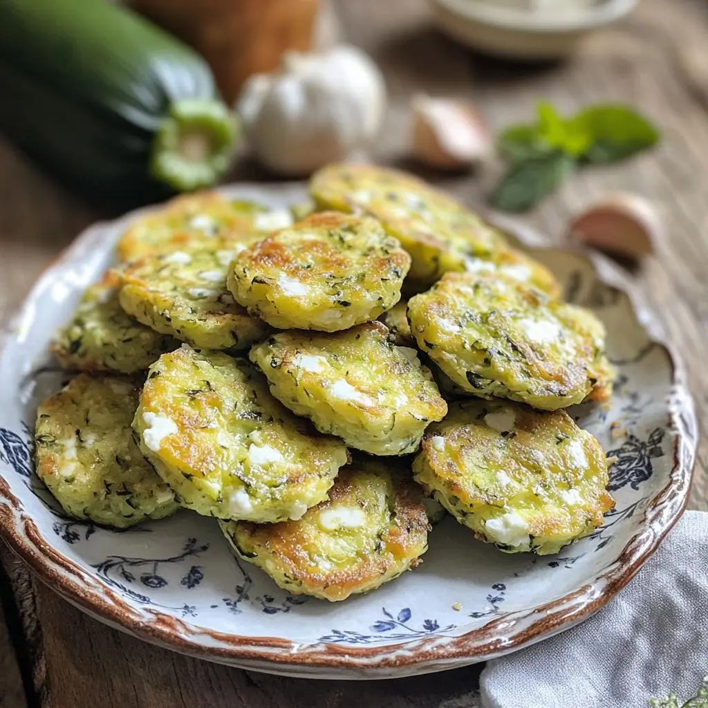 Craquez pour ces Palets de Courgettes et Feta : Un Délice Croquant et Fondant !