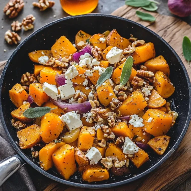 Poêlée Magique d'Automne : Courges, Pommes de Terre, Feta et Noix