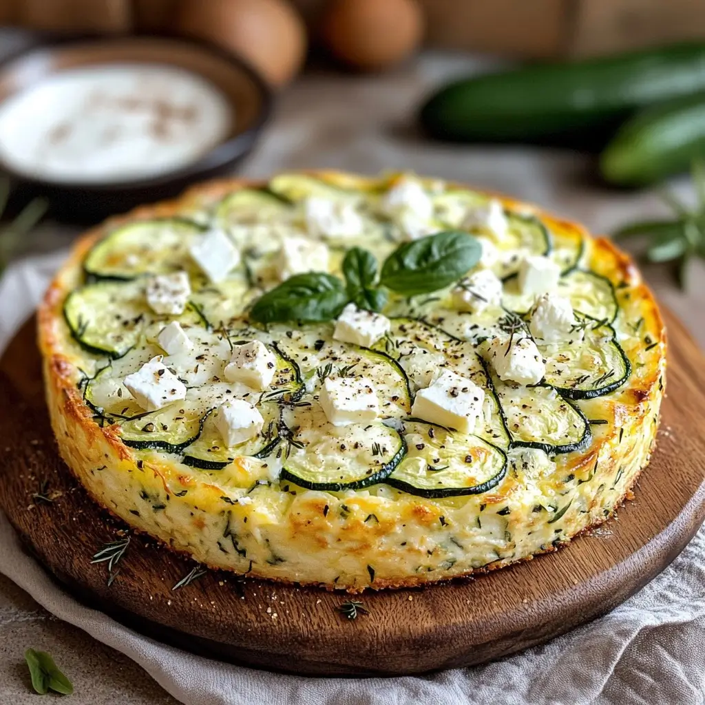 Le Cake Croustillant aux Courgettes et Feta, un Régal Estival !