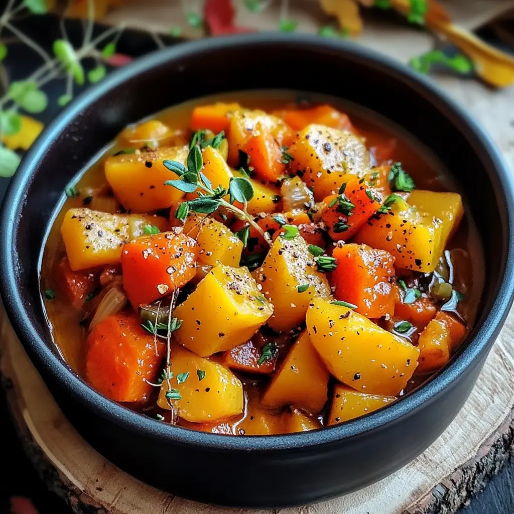 Chaleur automnale : Potée fondante aux légumes dorés et miel