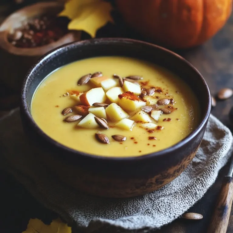 Velouté Réconfortant : Potiron et Pommes, le Duo Gourmand de l'Automne