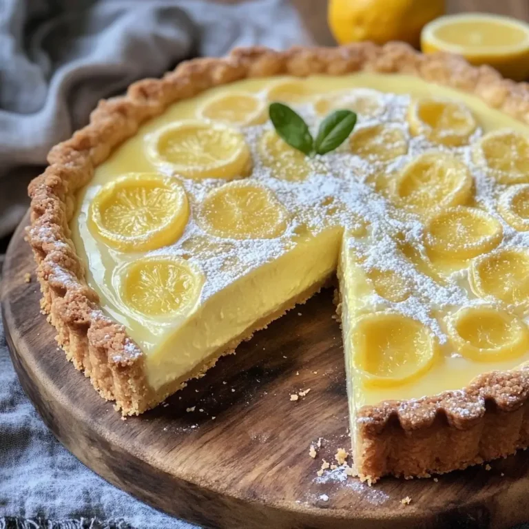 TARTE AU CITRON AU MASCARPONE : La Douceur Acidulée qui Fait Craquer