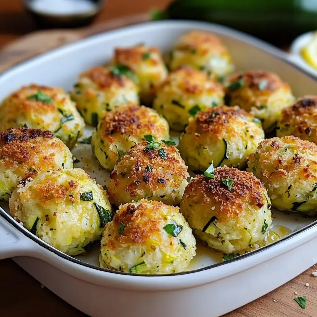 Recette des Boulettes de Courgettes au Four