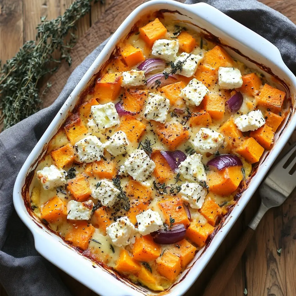 Délice d'automne : Gratin de légumes à la feta, un festin de saison