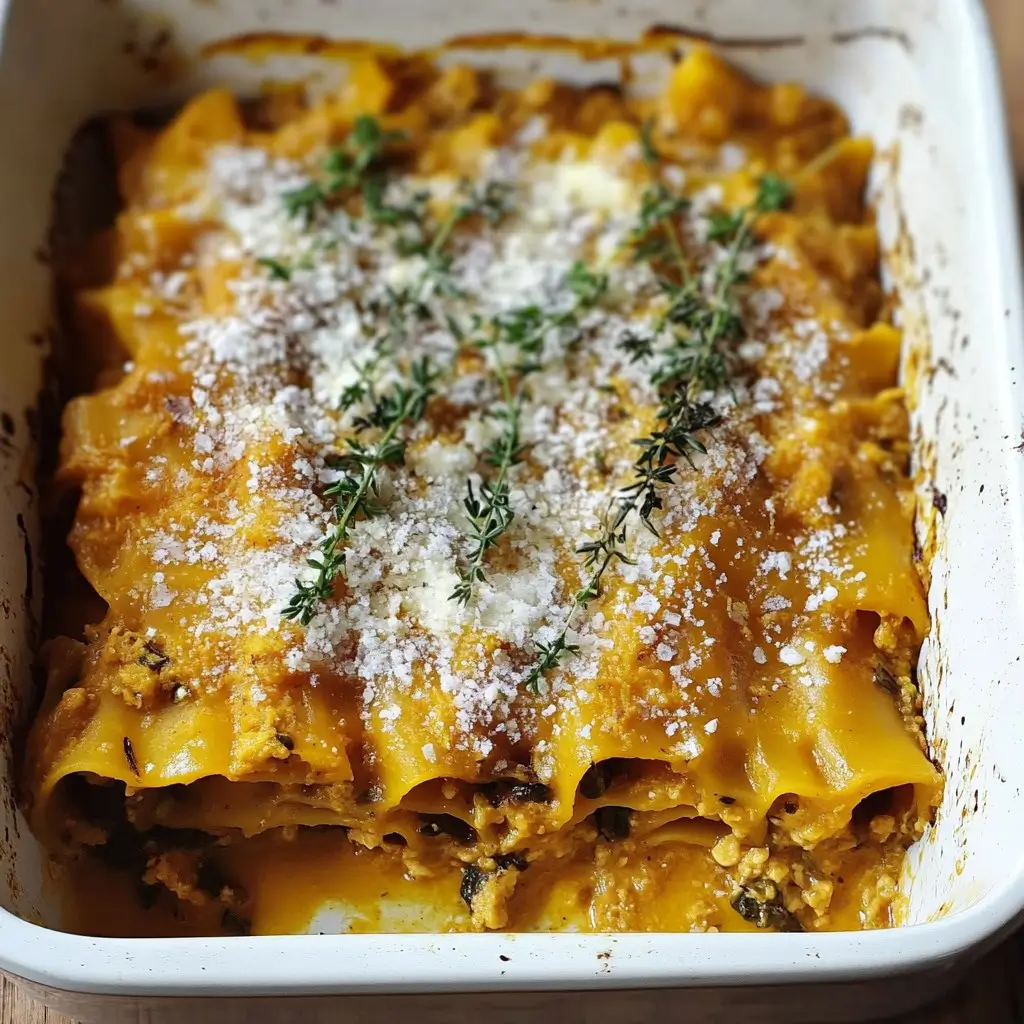 Lasagnes d'automne : Butternut crémeuse et fromages fondants, un câlin réconfortant !