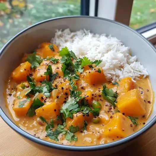 Le Curry Onctueux de Butternut et Coco