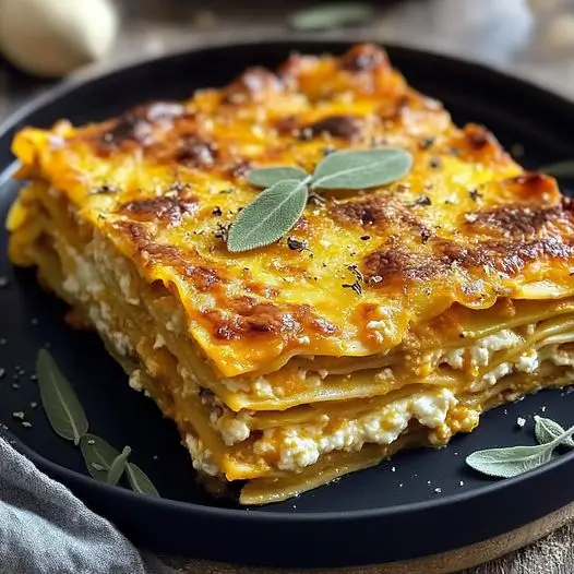 Lasagne à la Courge Butternut et Ricotta