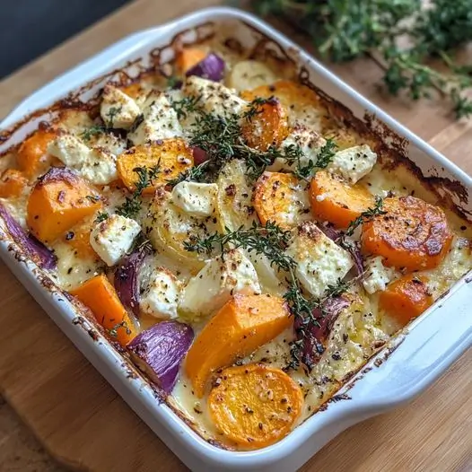 Gratin de légumes d'hiver à la feta : Le réconfort gourmand qui fait fondre l'hiver !