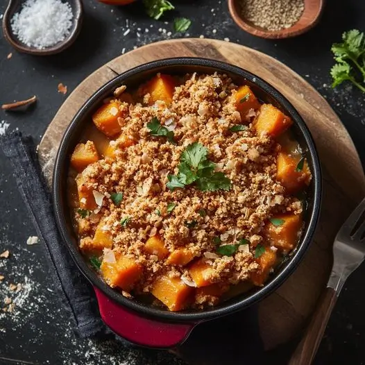 Crumble de Butternut Coco et Curry