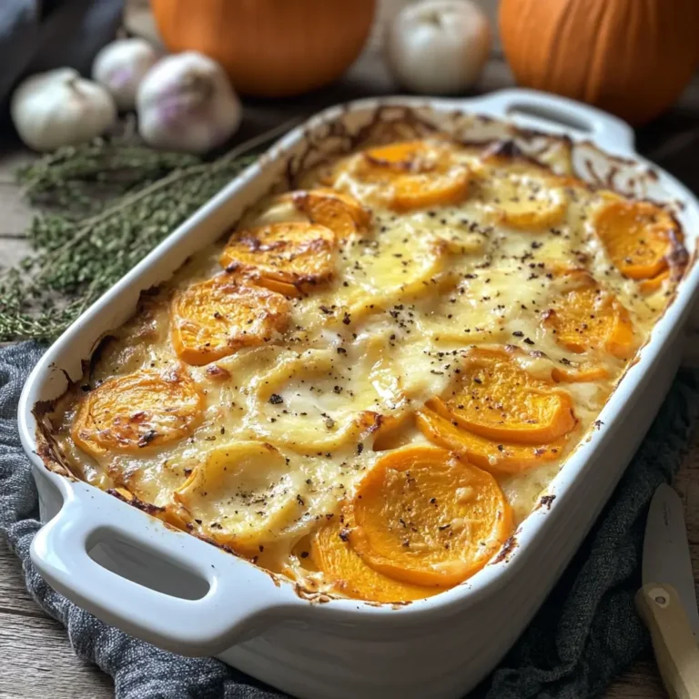Le gratin d'automne qui fait fondre les cœurs : Potimarron et patates douces