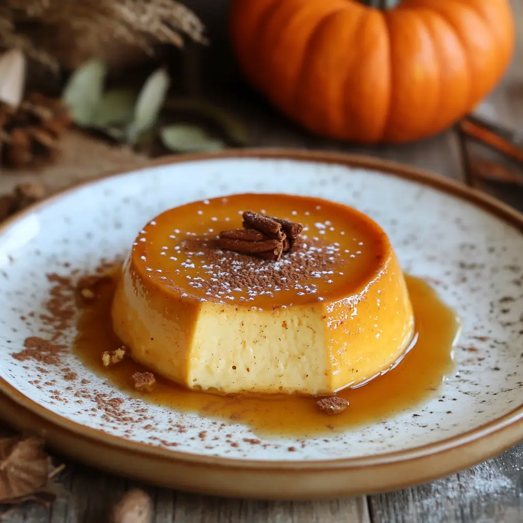 Délice d'Automne : Flan de Courge et Mascarpone aux Épices Douces