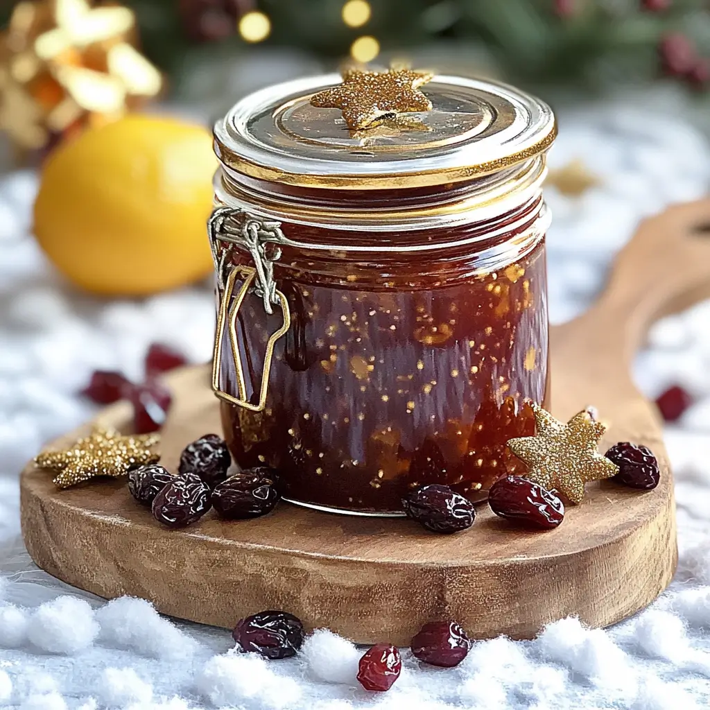 Délice Festif : Confiture de Noël aux Fruits Secs