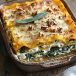 Lasagnes de Courge Butternut, Épinards et Ricotta aux Noix