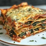 Lasagnes aux épinards et au fromage de chèvre