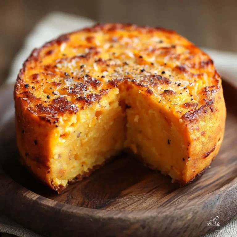 Gâteau Invisible aux Patates Douces et Parmesan