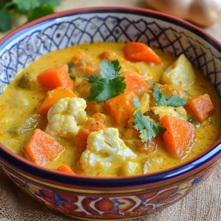 Curry de Légumes d'Hiver au Lait de Coco et Gingembre