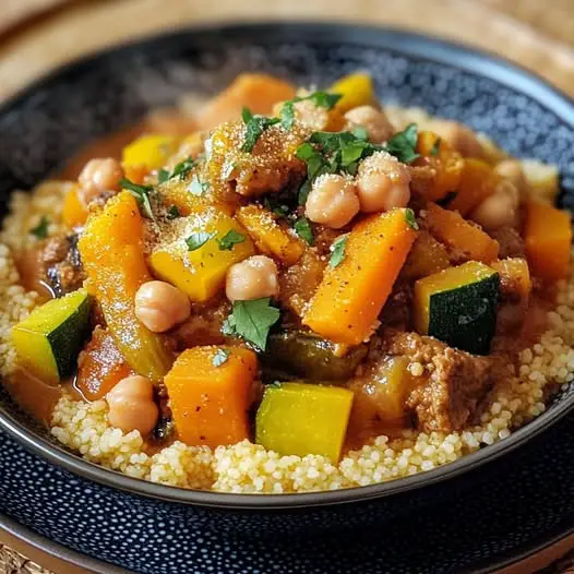 Couscous Marocain aux Légumes d'Hiver