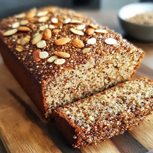 Pain de quinoa et d'amandes sans farine