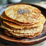 Crêpes sans farine aux flocons d'avoine et graines de chia