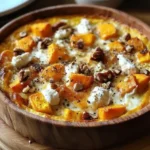 Clafoutis Salé aux Légumes d'Automne, Noix et Chèvre