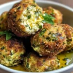 Boulettes de Courgettes et Feta à la Sauce Curry Menthe