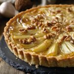 Tarte aux Endives Caramélisées, Noix et Comté