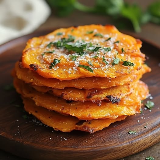 Délicieuses Galettes Magiques de Patate Douce & Parmesan Irrésistibles